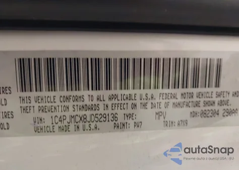 2018 Jeep Cherokee Latitude 4X4 from USA, damaged, VIN 1C4PJMCX8JD529136